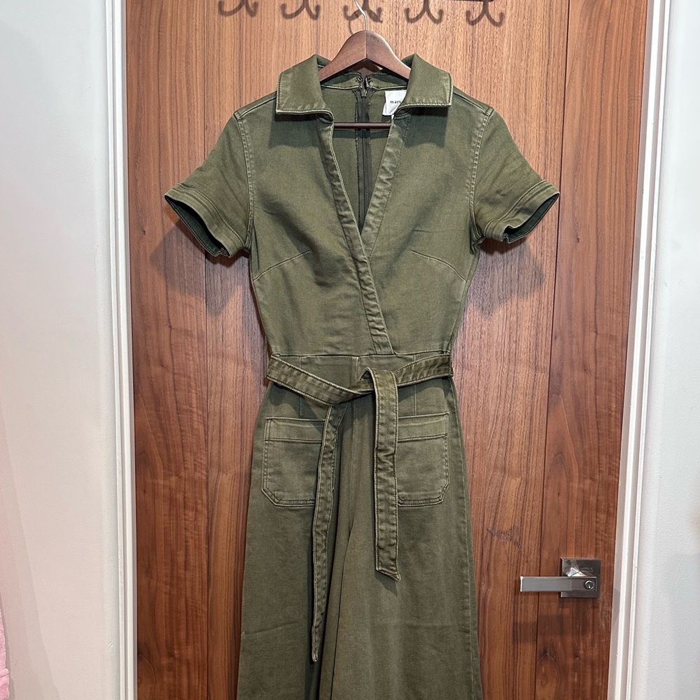 Maeve Olive Green Jumpsuit